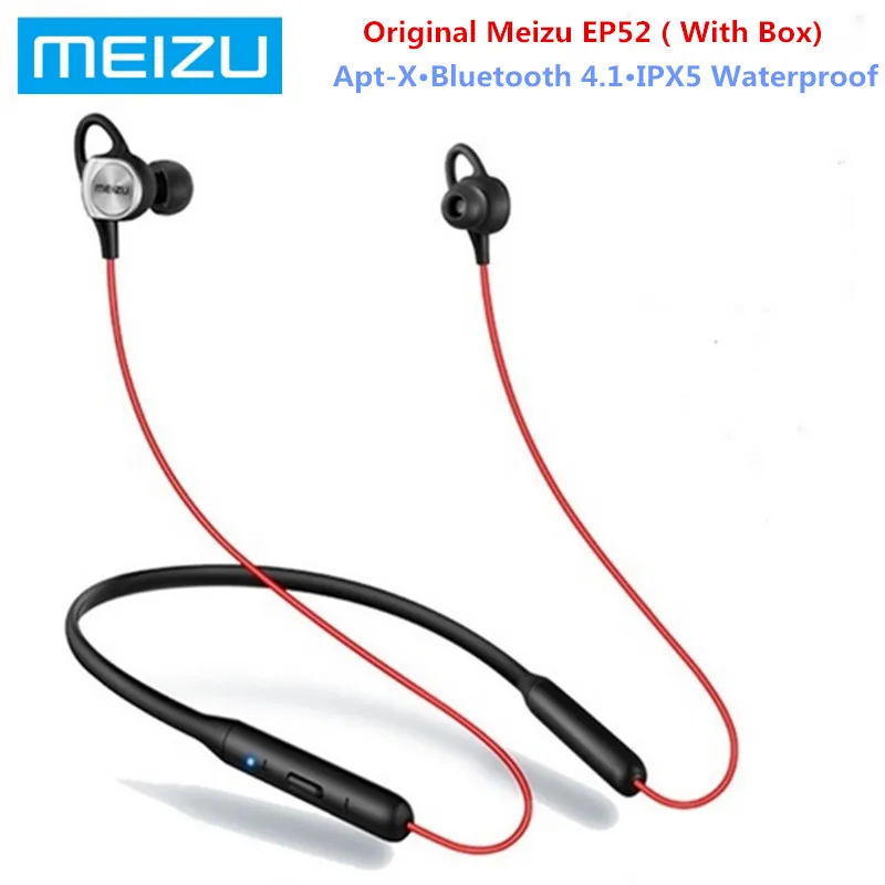 

Meizu EP52 Wireless Bluetooth 4.1 Sport Earphones In-ear IPX5 Waterproof Stereo Earbuds Headset Earphone With MIC Apt-X