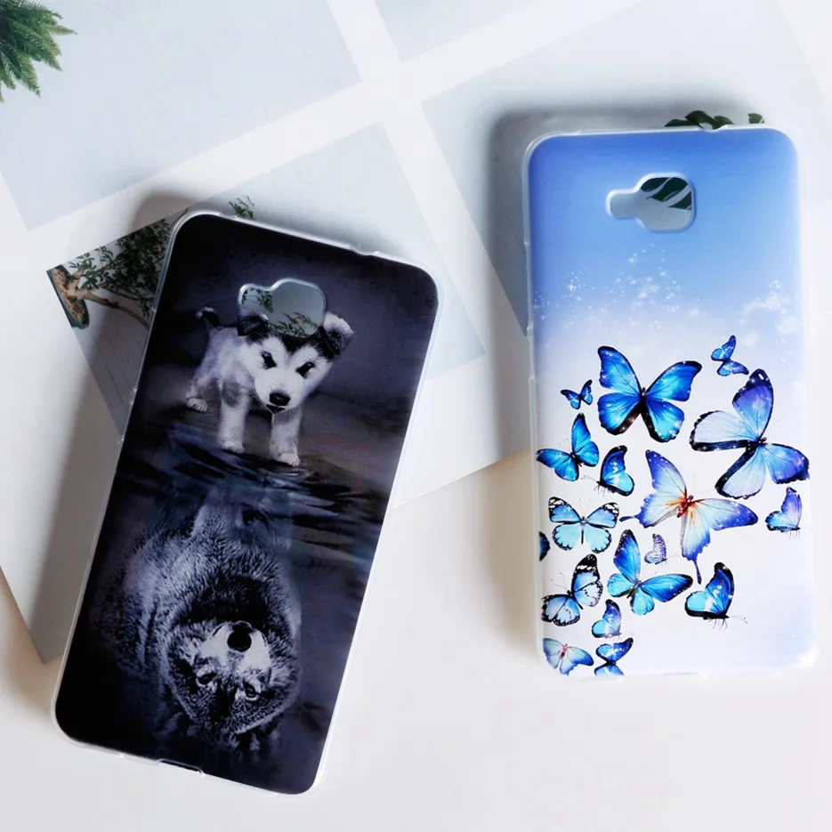 ل huawei الشرف 5C حالة لينة سيليكون غطاء من البولي يوريثان الحراري حالات ل huawei الشرف 5C 5 C كوكه واقية شل ل huawei الشرف 5C الوفير