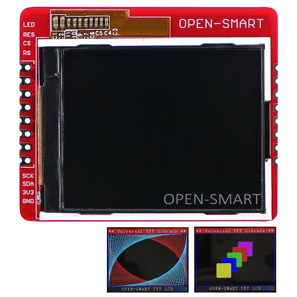 Открытым SMART 3,3 В 1,8 дюймов серийный SPI TFT ЖК-дисплей щит Breakout совета модуль 128*160 для Arduino Nano Pro Mini/UNO R3/Mega2560