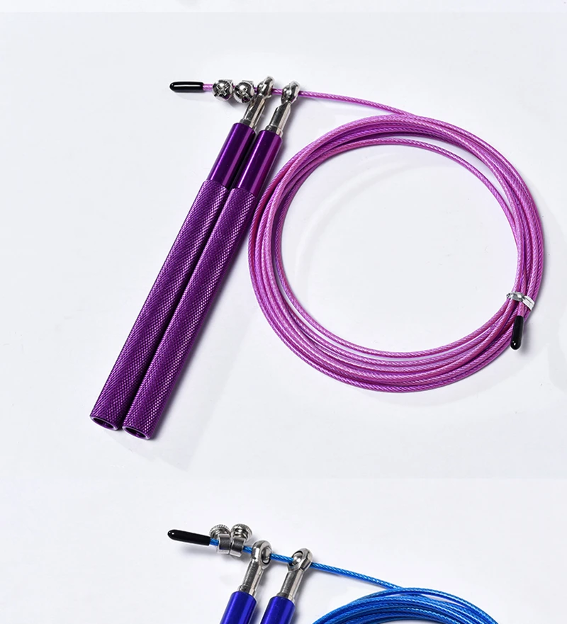 Crossfit Speed Jump Rope Professional Skipping Rope For MMA Boxing Fitness Skip Workout Training With Carrying Bag Spare Cable (28)