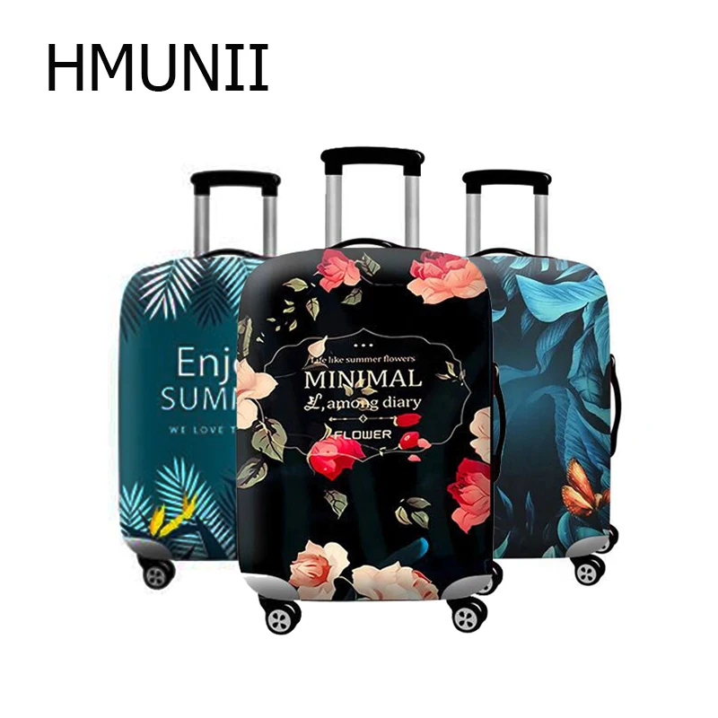 

HMUNII Hot Fashion Suitcase Protective Cover Elastic Luggage Dust Cover Apply to 24 Inch Multi-function travel accessories