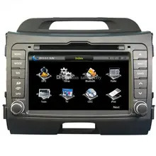 " автомобильный dvd-плеер с gps(опция), USB/SD, AUX, BT/tv, аудио Радио стерео, Автомобильный мультимедийный головной убор для KIA sportage R 2010 2011 2012