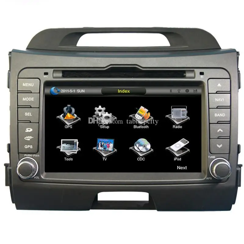 Автомобильный DVD плеер 7 &quotс GPS (опция) USB/SD AUX BT/TV аудио Радио стерео головное