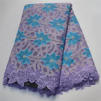 

2019 New design guipure lace fabric african cord lace fabric water soluble mesh lace fabric for women lace -HL30