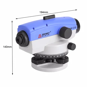 

Parallel Tester SW-C32 32X Optical Laser Level Accurate Levelling Tool Optical Level Instrument Self-levelling Diagnostic-tool