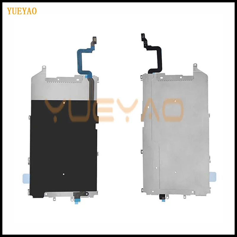 

LCD Screen Back Metal Plate Shield with Home Button Expand Flex Cable Preinstalled Replacment Part for IPhone 6 6 Plus Plate