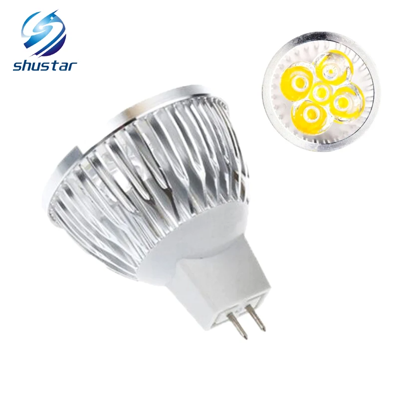 Led spot Light 10PCS High power CREE Lamp Dimmable MR16 3W 4W 5W 6W 8W 9W 10W 12W 12V Spotlight led bulb downlight lighting |