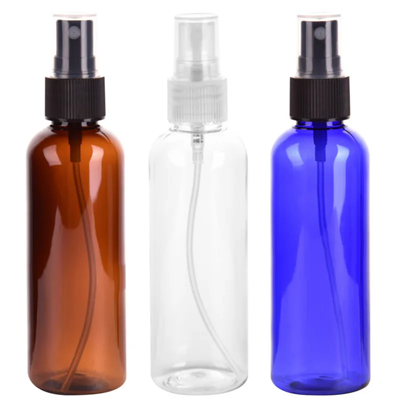 4 قطع 100 ملليلتر رذاذ زجاجة عطر سفر إعادة الملء البخاخة الحاويات الفارغة التجميل غسول جرة السائل الضروري النفط
