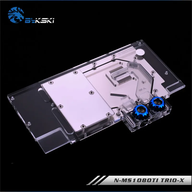  Bykski N-MS1080TI TRIO-X Full Coverage GPU AURA SYNC Water Block For VGA MSI GeForce GTX 1080Ti Gam