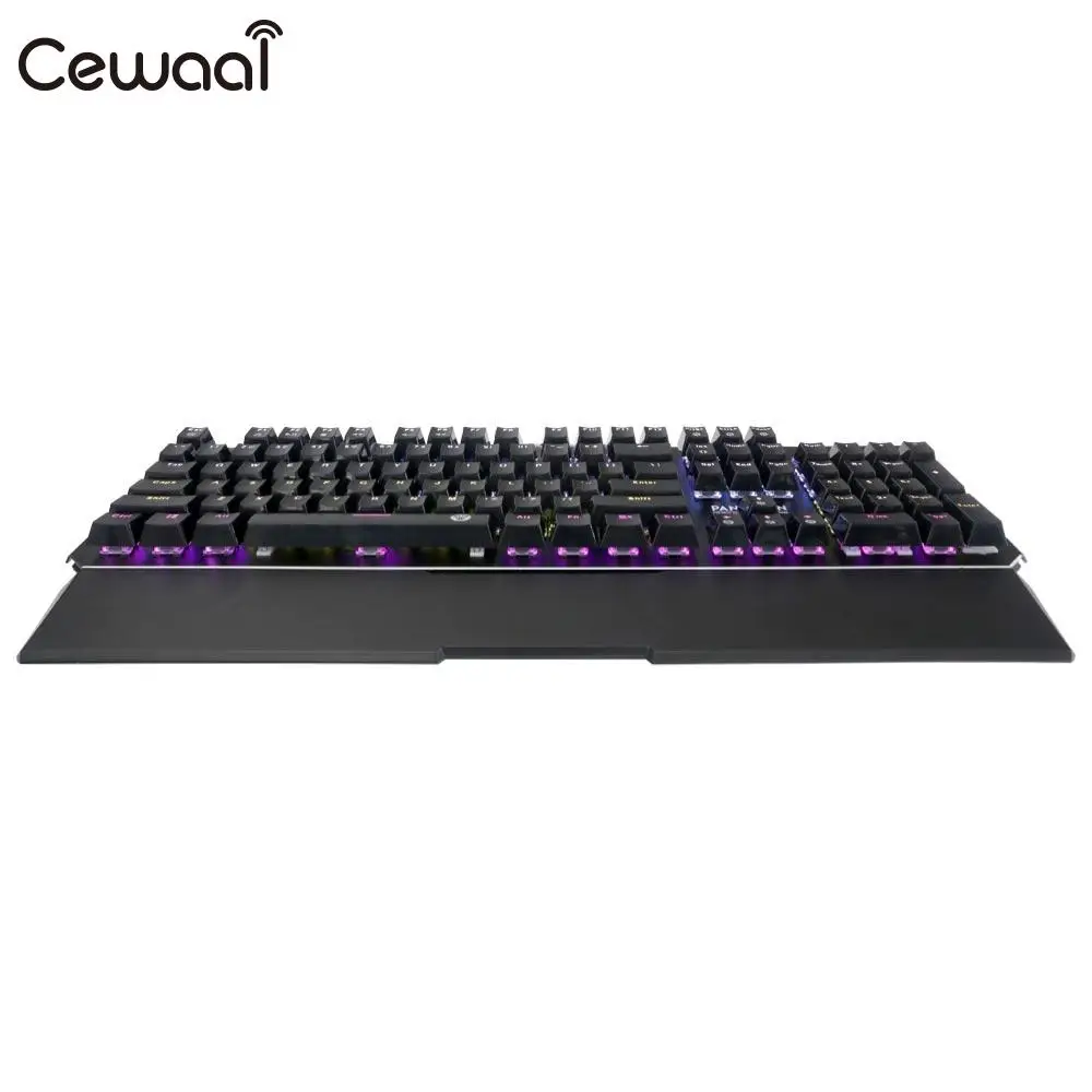 

Cool Mechanical Keyboard Laptop 104keys Keyboard Computer Durable USB Keypad PC