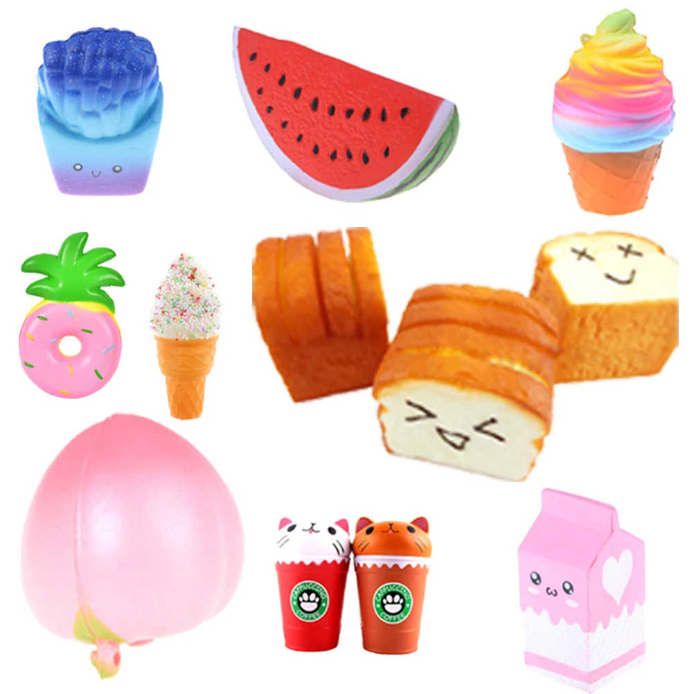 

New Squishy Toys Novelty Antistress Unicorn Squish Donut Jumbo Stress Relief Toys Surprise Popular Squeeze Anti-Stress Funny