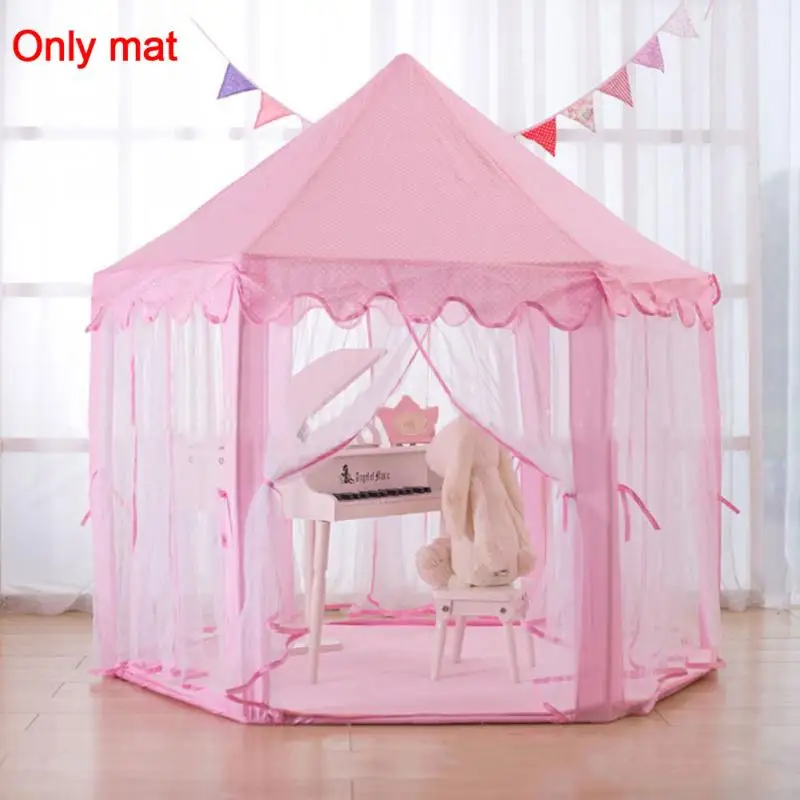 Kaufen Kinder Hexagonal Prinzessin Zelte Passenden Samt Pad Baby Spiel Decke Pad Klettern Matte