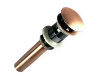 Bathroom Accessory / Red Copper Antique Style Large Round Cap Pop UP Sink Drain With Overflow Csd027 Bathroom Accessory / Red Copper Antique Style Large Round Cap Pop UP Sink Drain With Overflow Csd027