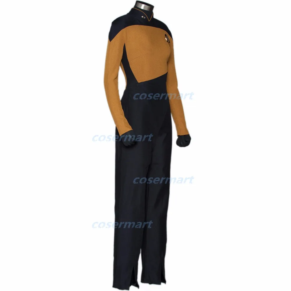 Star Trek Jumpsuit Cosplay Costume Red Blue Yellow Halloween Uniform For Women Men (8)