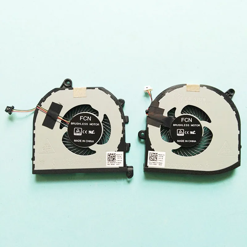 Новый оригинальный вентилятор охлаждения ЦП и ГП для Dell XPS 15 9570 Precision 5530 M5530
