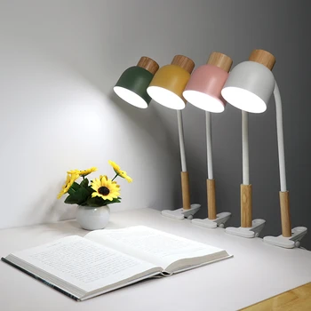 

MDWELL LED Desk Read Lamp Office Table Eye Protection Light USB Powered Study Table lamp Foldable Stepless Dimminng Switch