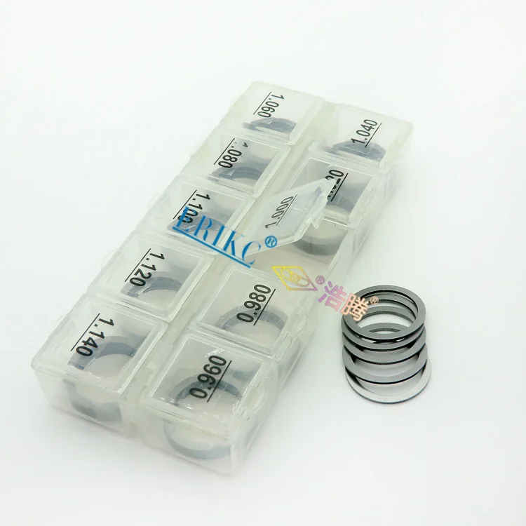  ERIKC B25 Injector Nozzle Needle Valve Shim Calibration Shims Kit for Injector Common Rail Lift Noz