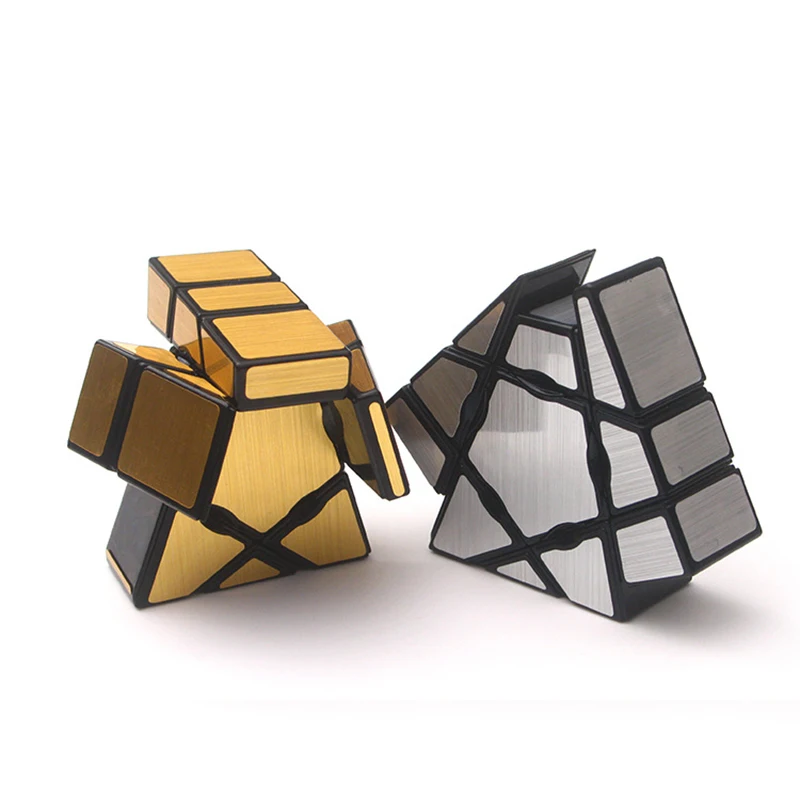 Волшебная игрушка плавно Профессиональный Кубик Рубика головоломка скорость неправильный куб обучение Развивающий кубик-головоломка классическая металлическая игрушка для детей