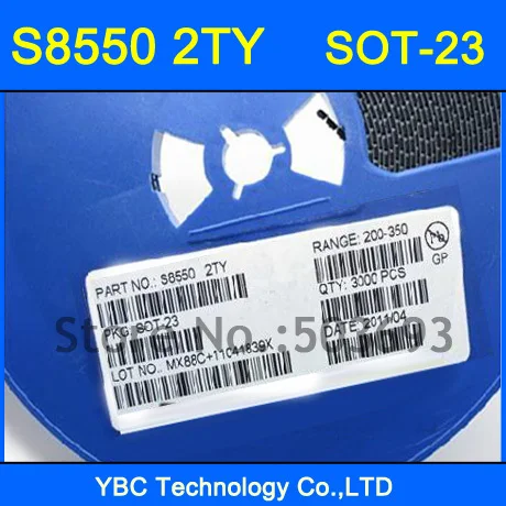 Бесплатная доставка 200 шт./лот SMD S8550 2TY S85502TY триодный транзистор SOT 23|transistor