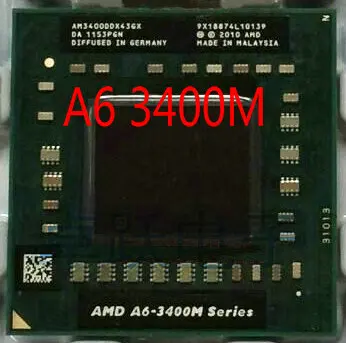 Ноутбук AMD процессор процессора A6-3400M 1,4 ГГц разъем FS1 A6 3400 м AM3400DDX43GX