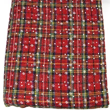 50*147 см Ткань акрил Снежная клетчатая полосатая ткань для тканевых детских постельных принадлежностей домашний текстиль для шитья куклы тильда, c862