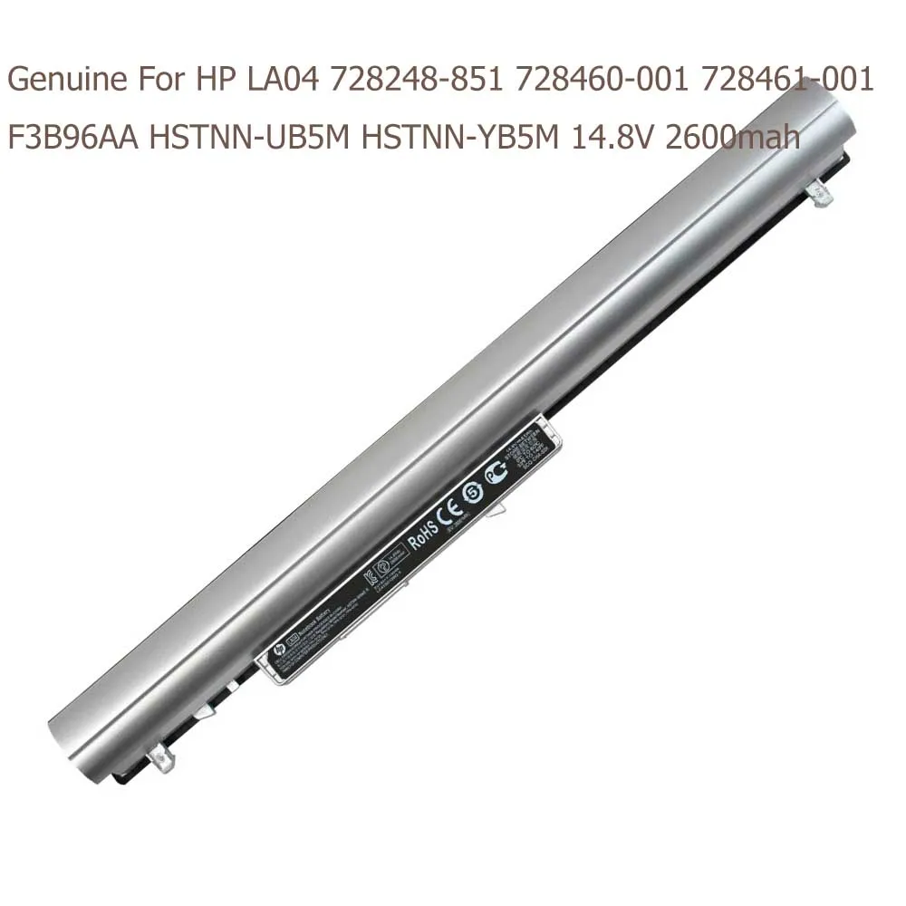 Genuine LA04 HP Laptop Battery 350 248 340 G1 LA04DF TPN-Q129 F3B96AA 728460-001 14.8V 2600mah