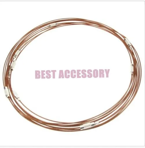 conew_memory wire cord necklace choker0085
