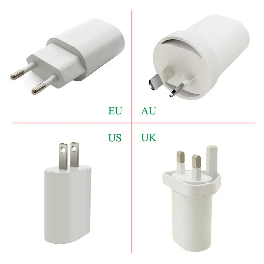 

1pcs Universal UK US AU to EU USB plug Power Socket Plug Travel Charger Adapter Converter For iPhone iPad Xiaomi Phone Charger
