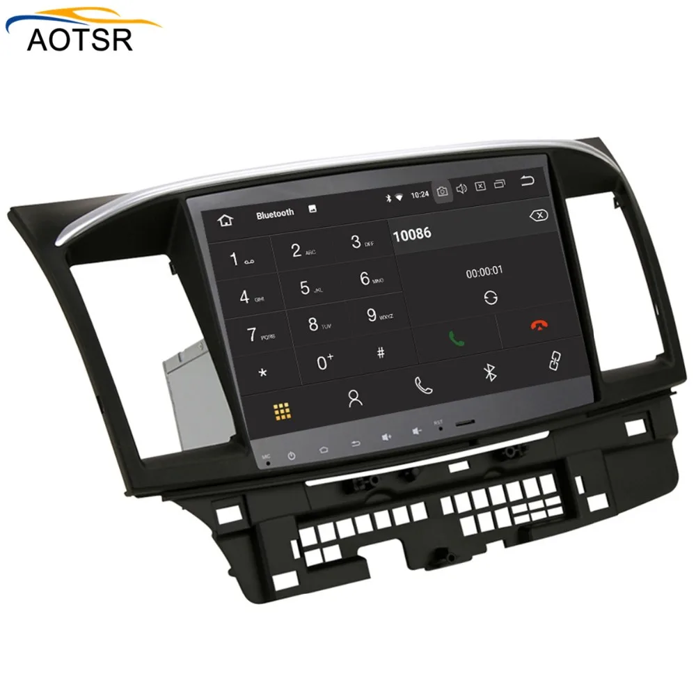 Головное устройство с GPS навигацией для Mitsubishi Lancer 10 2007 2008 2009 2010 2016 мультимедийное
