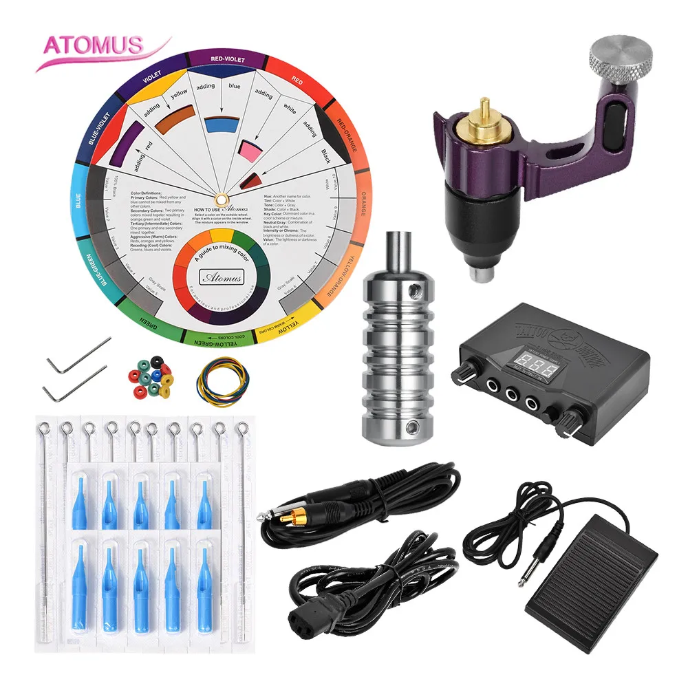 

Tatoo Quit Tatuajes Tatu Studio Kit Tatouage Professionnel Machine Tatoo Set Tattoo Tatuagem Rotary Kits Tatuaje De Pen Tattos