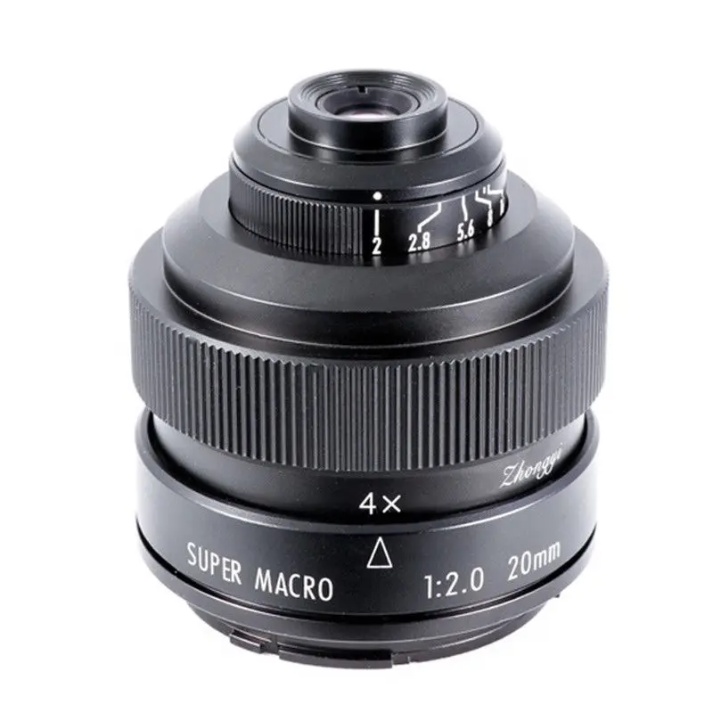 Макро-объектив Mitakon Zhongyi 20 мм f/2 4.5X для Canon EF EOS M Nikon F Sony E Pentax K M4/3 Fujifilm X Minolta A mount |