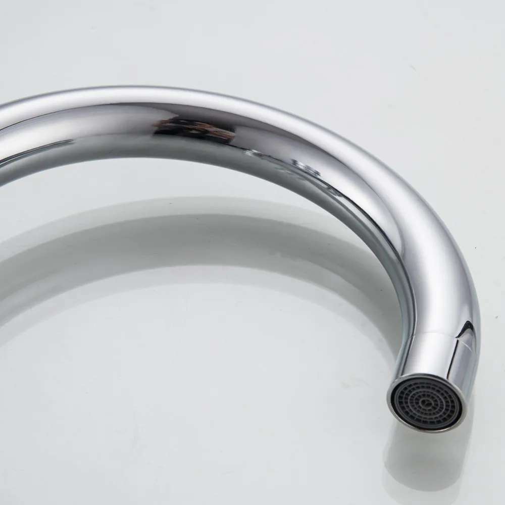 Chrome Double Holes Single Handle tap 360 Degree Rotation Wall Mounted Cold and Hot Water Purification kitchen faucet Mci8