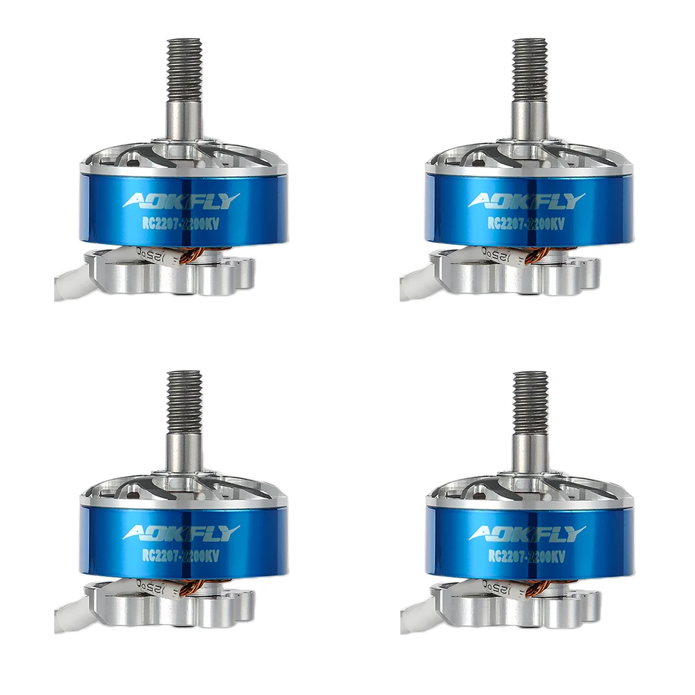 Бесщеточный двигатель Aokfly RC 2207 4 шт. 2200KV 2600KV CW для QAV250 220 Quacopter FPV гоночный Дрон с