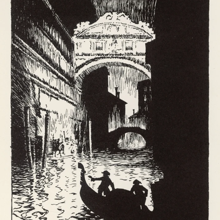 The Assignation. Bridge Of Sighs. Poster Print By Mary Evans Picture Libraryarthur Rackham (18 X 24)