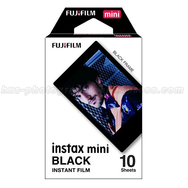 Fuji Fujifilm Instax Mini 8 9 пленка черная 10 листов для 9 8 50s 7s 90 25 мини камера поделиться смартфон принтер SP-1 SP-2