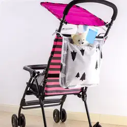 Best Универсальный коляска Baby Jogger сумка для хранения детская кровать Организатор/мешок пеленки с подстаканники и плеча ремешок для телефонов