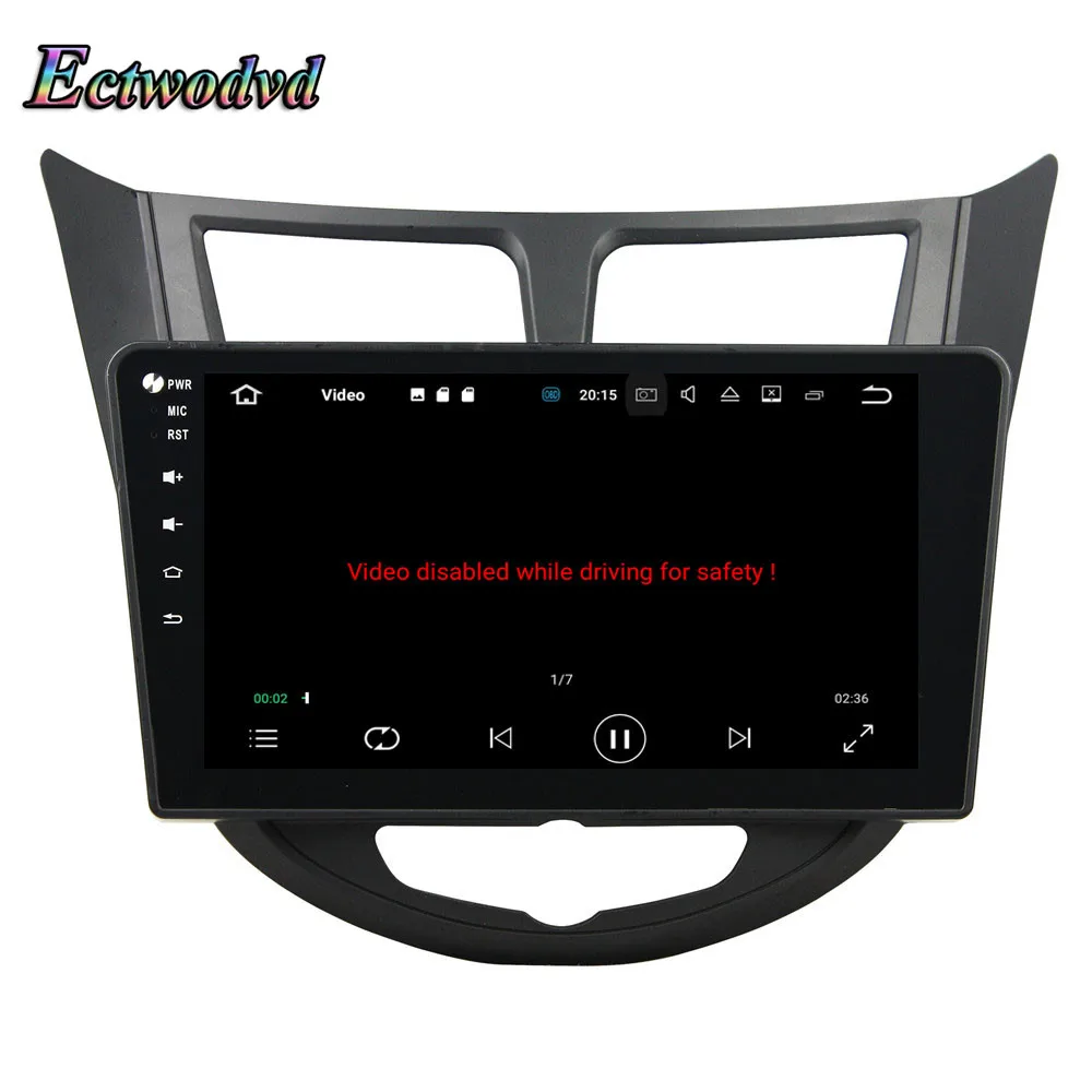 Cheap Ectwodvd Octa Core 4G RAM 64G ROM Android 9.0 Car Multimedia DVD Player GPS HeadUnit for Hyundai Verna,Accent,Solaris 2011-2012 18