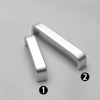 1PC Space Aluminum Cabinet Handles 96mm128mm Drawer Kitchen Cupboard Pulls Knobs Closet Straight Handle for Furniture