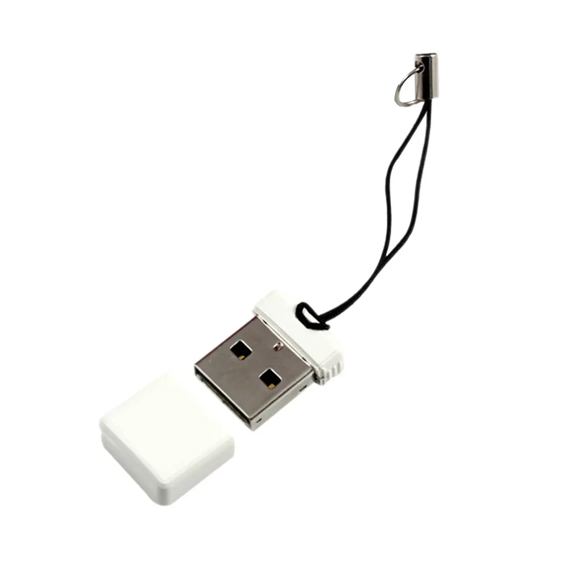 1 шт. высокоскоростной мини Usb 2,0 TF считыватель карт памяти адаптер черный/белый цвета на выбор - Цвет: Белый