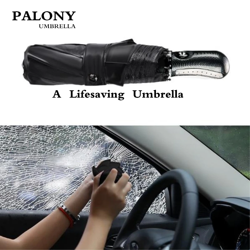 

Creative Folding Umbrella Big Strong Fashion Windproof Men Gentle Folding Fully Automatic Rain High Quality lifesaving Umbrella