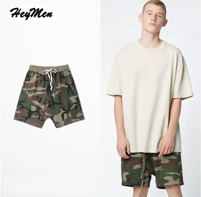 fear of god camo shorts