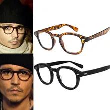 Оправы для очков для мужчин, оправы для глаз, мужские очки с принтом «Джони Депп», фирменная оптическая оправа, прозрачные очки oculos sem grau Oculos De Grau