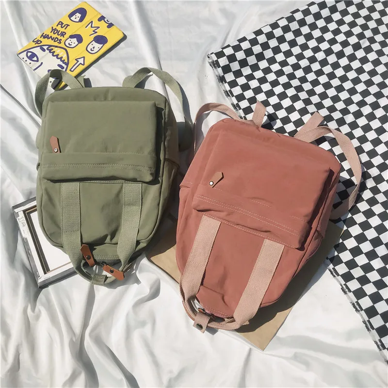 Bag bag female Korean high school students backpack ins wind ancient campus fashion small backpack