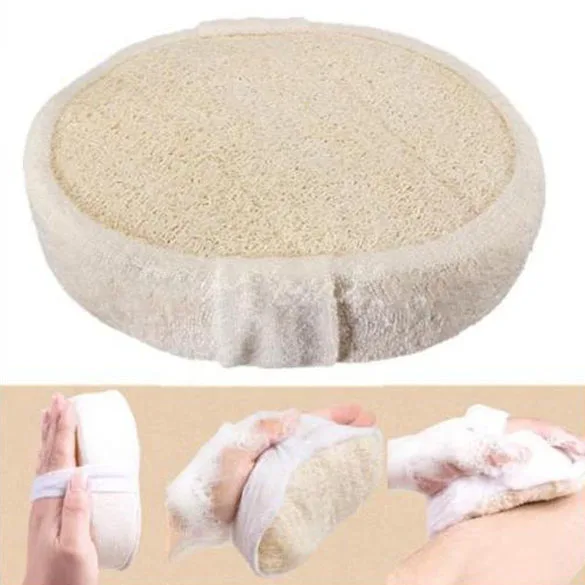 

Soft Bath Brush Massage Shower Loofah Sponge Back Spa Scrubber Natural Bath Exfoliating Scrubber Glove Sponge Bathroom Tools