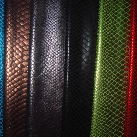 

soft elastic spandex bronzing fabric snake pattern metallic stretch material for dance gymnastics clothing diy cosplay fabric