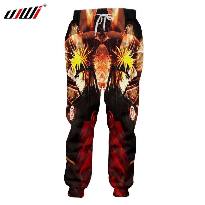 UJWI Japanese Anime Design Naruto Man Sweatpants 3D Printed Personality ...