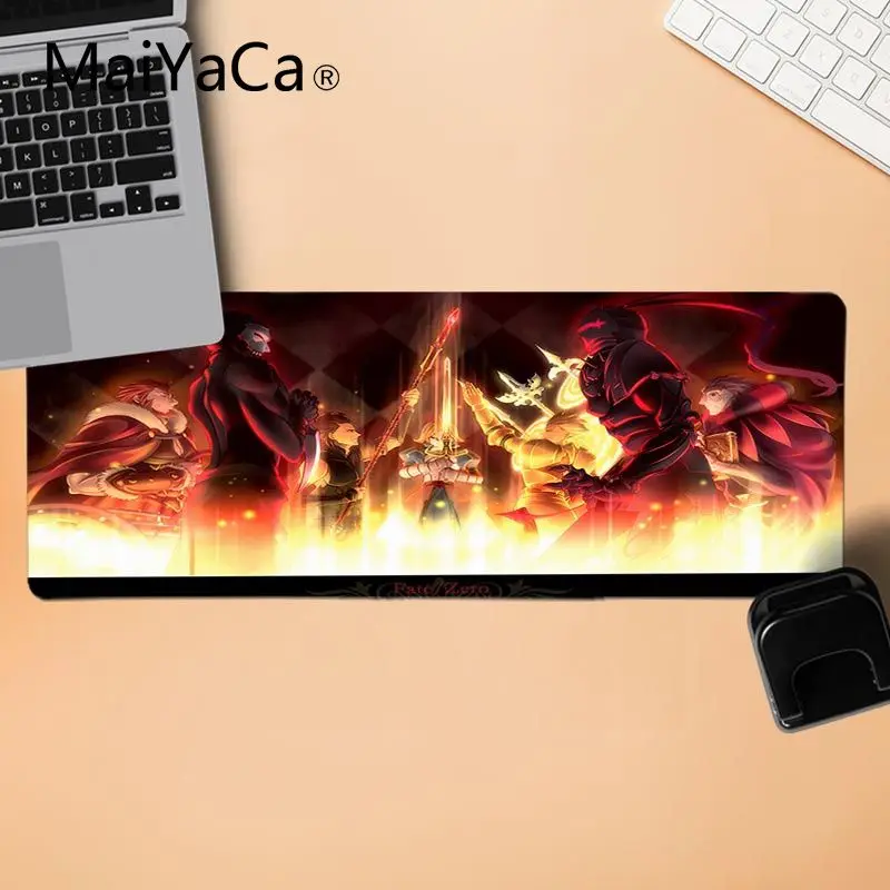 LockEdge 30x80cm MaiYaCa Fate Zero высокоскоростной коврик для мыши Комфортный коврик для мыши игровой коврик для мыши - Цвет: LockEdge 30x80cm