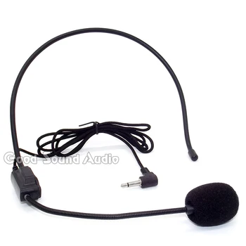 

5Pcs 3.5mm Plug Headworn Mic Headset Microphone Microfoon For Loudspeaker Voice Amplifier Megaphone Computer Teaching Tour Guide