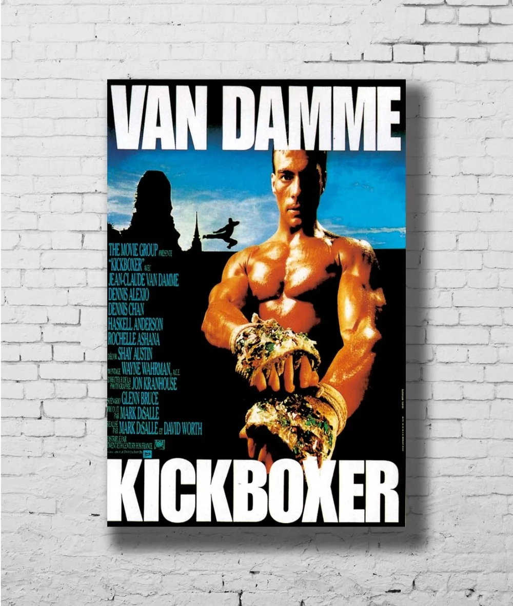 

KICKBOXER Movie Van Damme RARE Wall Sticker Home Decoration Silk Art Poster