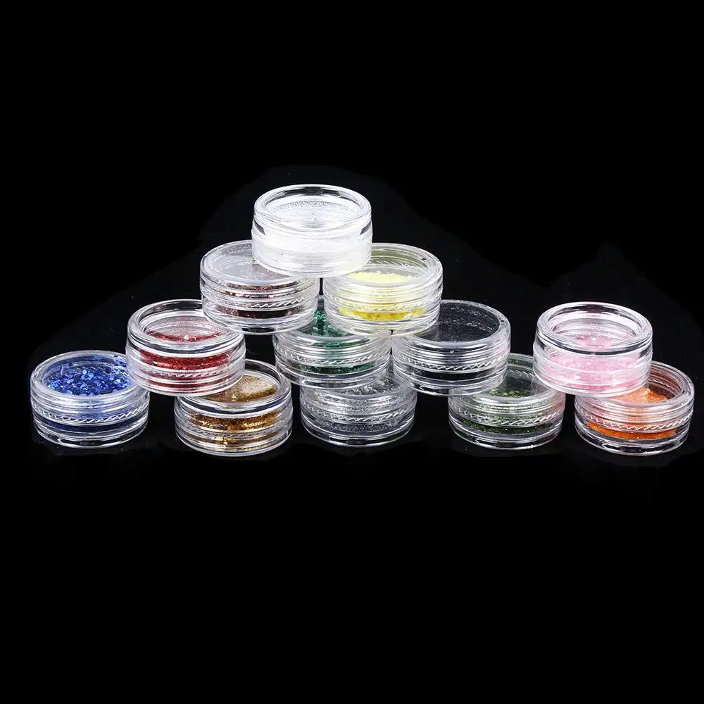 TOBbeauty 12pcs Mixed Colors Eye Shadow Makeup Pigment Glitter Powder Mineral Spangle Eyeshadow Makeup Brightens Randomly Color TOBbeauty 12pcs Mixed Colors Eye Shadow Makeup Pigment Glitter Powder Mineral Spangle Eyeshadow Makeup Brightens Randomly Color